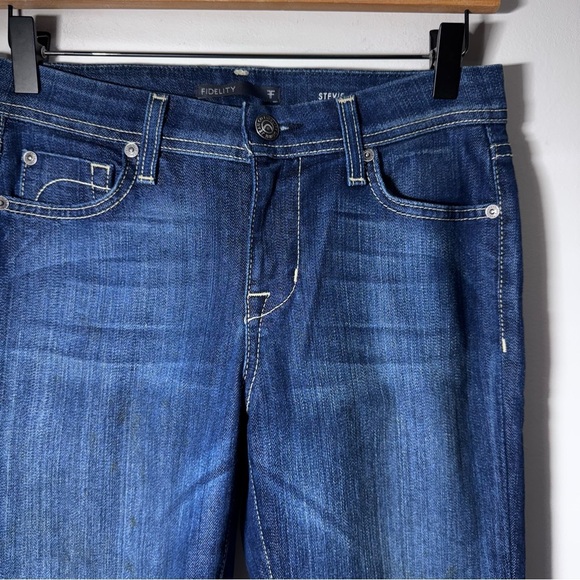 Fidelity Mid Rise Stevie Denim Skinny Jeans Size 27 - Picture 5 of 11